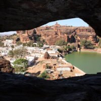 Badami Caves on trip to South India
