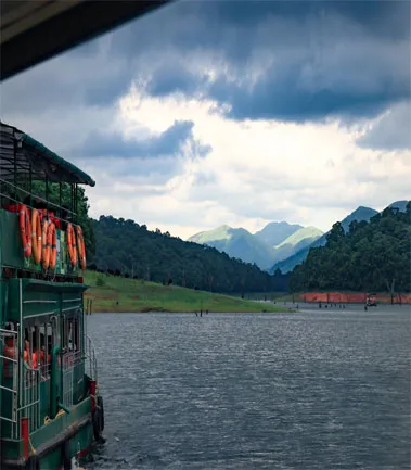 Boating in Periyar Lake, Kerala