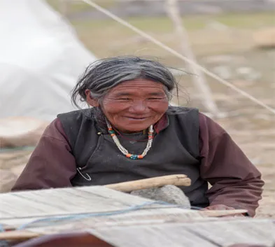 Handloom making at Old Mills in Ladakh