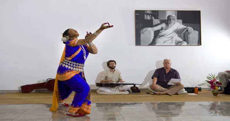 Tourists Enjoying Classical Music Tour in Varanasi Image